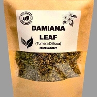 Organic DAMIANA LEAF | turnera diffusa | damiana tea | herbal tea | dried herbs | organic herbs | tea | herba