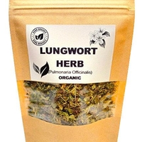 Organic LUNGWORT HERB | pulmonaria officinalis | lungwort tea | herbal tea | dried herbs | organic herbs | lungwort leaf | herba | tea