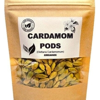 Organic CARDAMOM PODS | elettaria cardamomum | cardamom seeds | spices | organic herbs | organic spices | herba