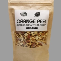 Organic ORANGE PEEL | Citrus Aurantium | Orange Peel Tea | Herbal Tea | Dried Peel | Organic Herbs | Dried Herbs | Herba | Dried Cut Peel