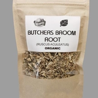 Organic BUTCHERS BROOM ROOT | Ruscus Aculeatus | Dried Root | Butchers Broom Tea | Organic Root | Organic Tea | Herba | Tea Organic Herbs