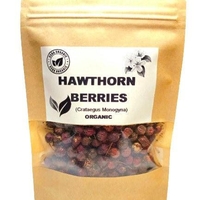 Organic HAWTHORN BERRIES | crataegus monogyna | hawthorn tea | dried berries | herbal tea | organic herbs | vitamin | herba | tea