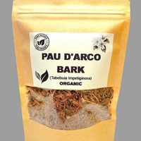 Organic PAU D'ARCO BARK | tabebuia impetiginosa | pau d'arco bark tea | herbal tea | dried bark | lapacho pau d’arco bark | herba | tea