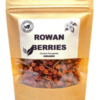 Organic ROWAB BERRIES | sorbus aucuparia | rowan tea | herbal tea mountain ash berries | dried berries | organic herb | herba | tea