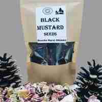 Organic BLACK MUSTARD SEEDS | Brassica Nigra | Black Mustard Tea | Seeds | Dried Seeds | Organic Seeds | Organic Herb | Herba Tea