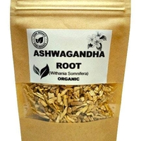 Organic ASHWAGANDHA ROOT | withania somnifera | ashwagandha tea | herbal tea | dried root | organic herbs | organic root | herba | tea