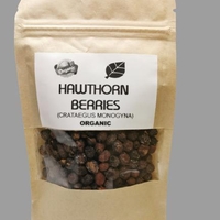Organic HAWTHORN BERRIES | Crataegus Monogyna | Hawthorn Tea | Dried Berries | Herbal Tea | Organic Herbs | Vitamin | Herba | Wild Fruits