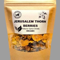 Organic JERUSALEM THORN BERRIES | paliurus spina christi | christ's thorn berries | christ thorn tea | herbal tea | herba | tea | berries