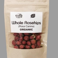 Whole Dried Rosehips – Organic Rosa Canina – Rich in Vitamin C – Wild Harvested Herbal Tea & Natural Remedy