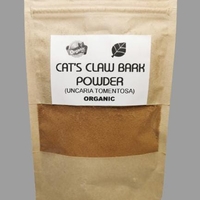 Organic CAT'S CLAW BARK Powder | Uncaria Tomentosa | Cats Claw Powder | Cats Claw Tea | Herbal Medicine | Dried Bulk Herbs