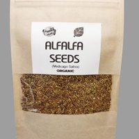 Organic ALFALFA SEEDS | Medicago Sativa | Alfalfa Herbs | Alfalfa Tea | Dried Seeds | Organic Seeds | Organic Herbs | Herbal Tea