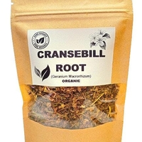 Organic CRANSEBILL ROOT | geranium macrorrhizum | cransebill tea | dried root | herbal tea | organic herbs | herba | tea | organic root