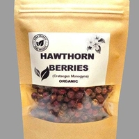 Organic HAWTHORN BERRIES | crataegus monogyna | hawthorn tea | dried berries | herbal tea | organic herbs | vitamin | herba | tea