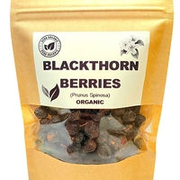 Organic BLACKTHORN BERRIES | prunus spinosa | blackthorn tea | dried berries | dried fruits | organi herb | dried herb | fruit tea | herba