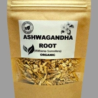 Organic ASHWAGANDHA ROOT | withania somnifera | ashwagandha tea | herbal tea | dried root | organic herbs | organic root | herba | tea
