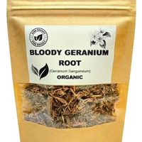 Organic BLOODY GERANIUM ROOT | Geranium Sanguineum | Dried Root | Organic Root | Herbal Tea | Herba | Tea | Organic Root | Organic Herbs