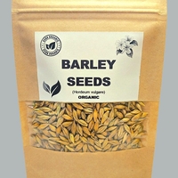 Organic BARLEY SEEDS | hordeum vulgare | barley tea | herbal tea | dried seeds | organic seeds | organic herb | herba | tea