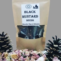 Organic BLACK MUSTARD SEEDS | Brassica Nigra | Black Mustard Tea | Seeds | Dried Seeds | Organic Seeds | Organic Herb | Herba Tea