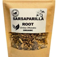Organic SARSAPARILLA ROOT | smilax officinalis | sarsaparilla tea | herbal tea | dried root | organic herbs | organic root | herba