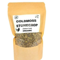 Organic goldmoss stonecrop herb | sedum acre | goldmoss stonecrop tea | herbal tea | herba | tea | organic herbs | dried herbs | herba