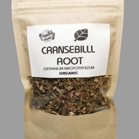Organic CRANSEBILL ROOT | Geranium Macrorrhizum | Cransebill Root Tea | Herbal Tea | Herba | Tea | Organic Root | Dried Root | Organic Herbs