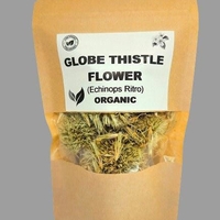 Organic GLOBE THISTLE FLOWER | echinops ritro | globe thistle flower tea | herbal tea | dried flower | organic flower | organic herbs |