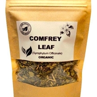 Organic COMFREY LEAF | symphytum officinale | comfrey leaf tea | herbal tea | dried leaf | organic herbs | herba | tea