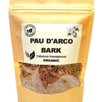 Organic PAU D'ARCO BARK | tabebuia impetiginosa | pau d'arco bark tea | herbal tea | dried bark | lapacho pau d’arco bark | herba | tea
