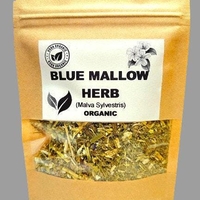 Organic blue mallow herb | malva sylvestris | blue mallow tea | herbal tea | dried herb | organic herb | herba | tea