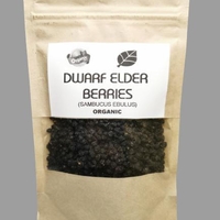 Organic DWARF ELDER BERRIES | Sambucus Ebulus | Elder berries Tea | Herbal Tea | Dried Berries | Herba | Tea | Organic Fruits Tea