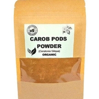 Organic carob pods powder | ceratonia siliqua | carob pods flour | vegan | st john's-bread | locust bean | caroube | johannisbrotbraum