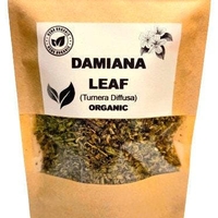 Organic DAMIANA LEAF | turnera diffusa | damiana tea | herbal tea | dried herbs | organic herbs | tea | herba