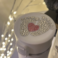 Персонализирана термо чаша с кристали – 400 ml