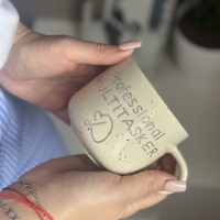 Персонална чаша за кафе с кристали - ART•NUDE