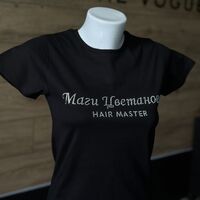 Тениска  с кристали