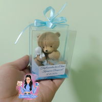 Подаръци за гости - мече в кутия с пера