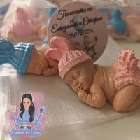 Подаръци за гости - две бебета в опаковка (близнаци)