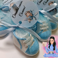 Подаръци за гости - обувка/буйка в синьо