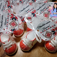 Подаръци за гости - обувка/буйка в червено