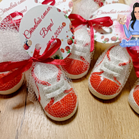 Подаръци за гости - обувка/буйка в червено ''Калинка''