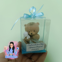 Подаръци за гости - мече в кутия с пера