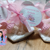 Подаръчета за гости - бебе с възглавничка