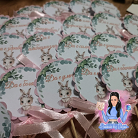 Топери с пожелания ''Зайче със зелени листа''