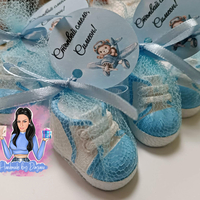 Подаръци за гости - обувка/буйка в синьо