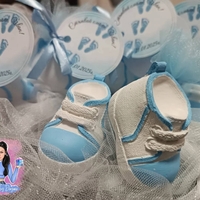 Подаръци за гости - обувка/буйка в синьо