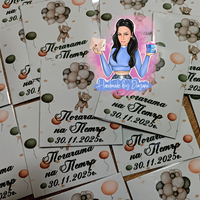 Магнити на тема ''Мече със зелени балони