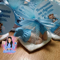 Подаръци за гости - бебе с възглавничка