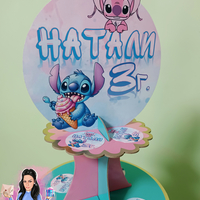 Стойка за мъфини -  ''Стич и Ейнджъл / Stitch and Angel