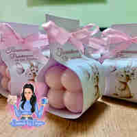 Бъбъл свещ в картонена опаковка 