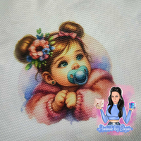 Кърпа (месал) за погача ''Бебе с биберона''